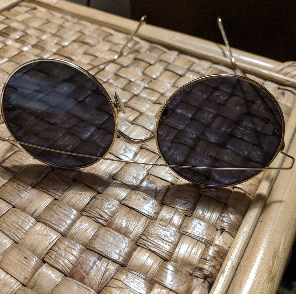 Huge oversized round sunglasses